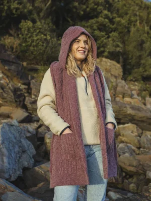 Russet Wandering Hooded Scarf