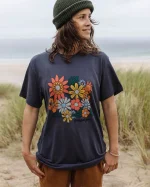 Floral Bloom Recycled Cotton Oversized T-Shirt