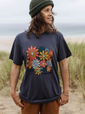 Floral Bloom Recycled Cotton Oversized T-Shirt